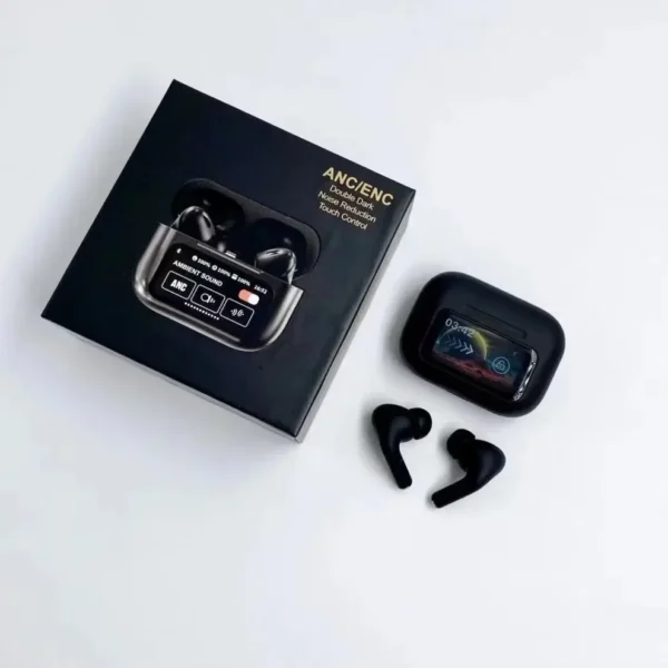 A9 Pro ANC Touch Screen Display Earbuds - Image 3
